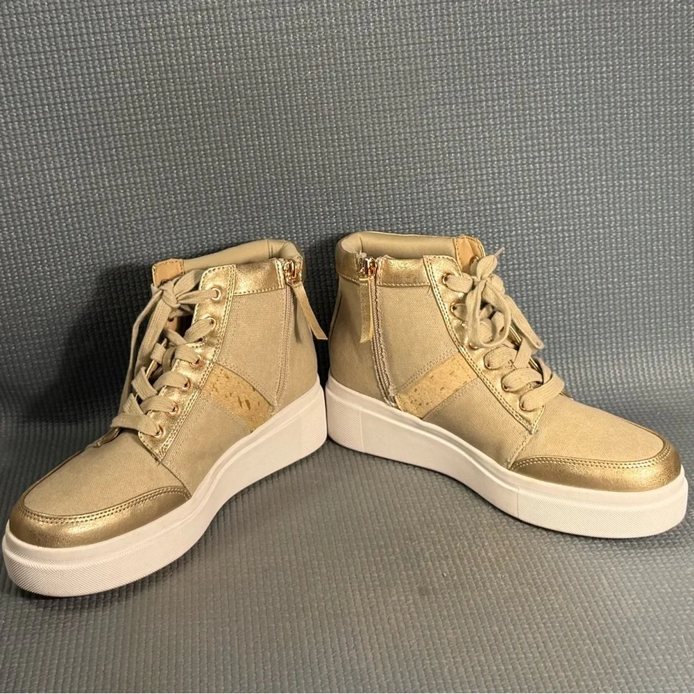 Yellow Box Women’s Edisia Fashion Platform Sneakers Bone Size 9‎ - Picture 4 of 9